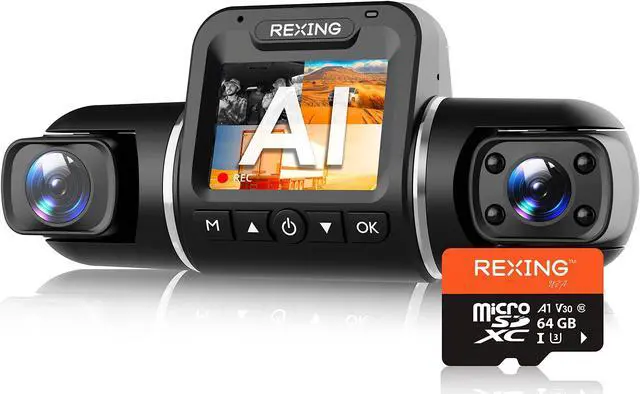 Alt view image 5 of 5 - RexingUSA 64GB microSDXC UHS-3 4K Full HD Video High Speed Transfer Monitoring SD Card with Adapter for Dash Cams, Surveillance System, Security Camera, & Body Cam