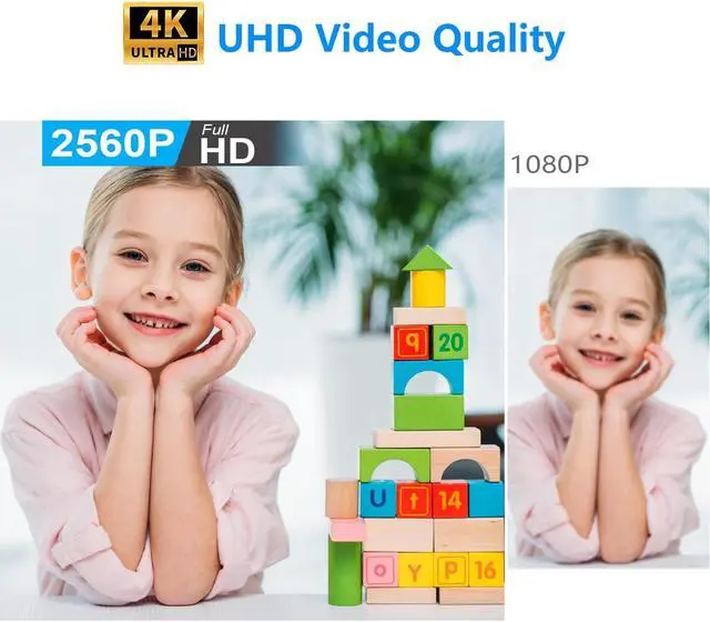 Alt view image 4 of 5 - 4KHD Wireless WiFi Camera,1800mAh Battery,Upgrade 4K Outdoor Wireless Baby Monitor Home Security Camera Tiny Office Secret Surveillance Cams with 100 Days Standby AI Human Detection Auto Night Vision