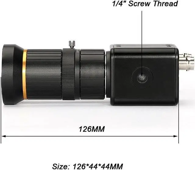 Alt view image 3 of 5 - SDTNOVA 3G-SDI HD Camera 1080@60/50/30/25P,1080@60/50i HD Digital CCTV Security Camera, 1/2.8" High Sensitivity CMOS 5-50mm Manual Varifocal 3MP Lens,DC12V Adapter Free Click Below Extra Saving