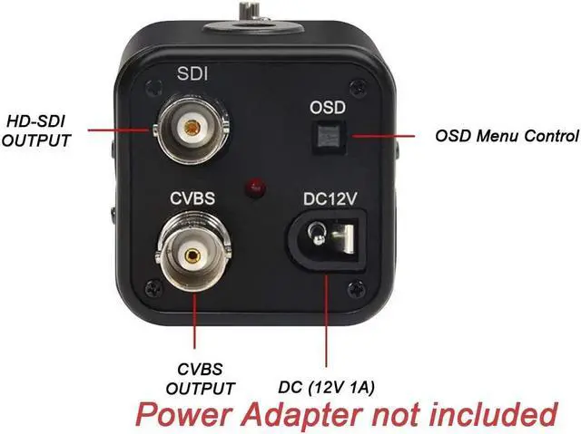 Alt view image 4 of 5 - SDTNOVA 3G-SDI HD Camera 1080@60/50/30/25P,1080@60/50i HD Digital CCTV Security Camera, 1/2.8" High Sensitivity CMOS 5-50mm Manual Varifocal 3MP Lens,DC12V Adapter Free Click Below Extra Saving