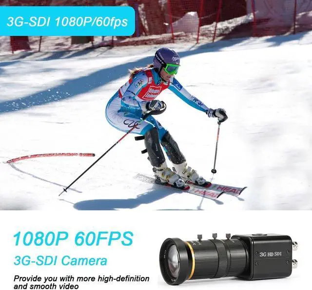 Alt view image 5 of 5 - SDTNOVA 3G-SDI HD Camera 1080@60/50/30/25P,1080@60/50i HD Digital CCTV Security Camera, 1/2.8" High Sensitivity CMOS 5-50mm Manual Varifocal 3MP Lens,DC12V Adapter Free Click Below Extra Saving