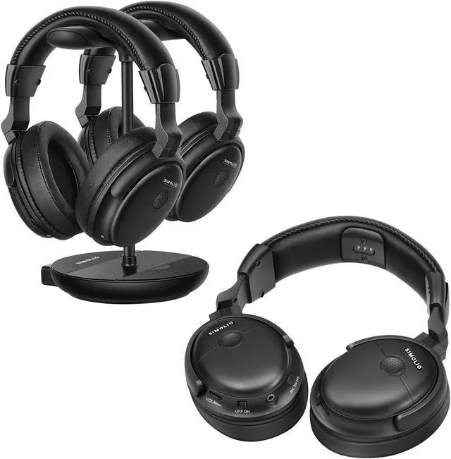 Simolio Corded Headphones For Tv SIMOLIO Pack IR Wireless - Main Image