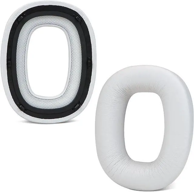 Alt view image 2 of 5 - SINOWO Replacement Earpads for Bowers & Wilkins PX8/PX7 S2 Wireless Noise-Cancelling Headphones(Do Not Fit PX7),Ear Pads Cushions with Noise Isolation Memory Foam,Soft Protein Leather-White