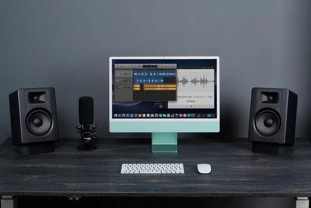 Alt view image 4 of 5 - Sound Addicted DSS - Universal Silicone Desktop Speaker Stand (Pair) for 3''- 5'' inches Speakers or Studio Monitors