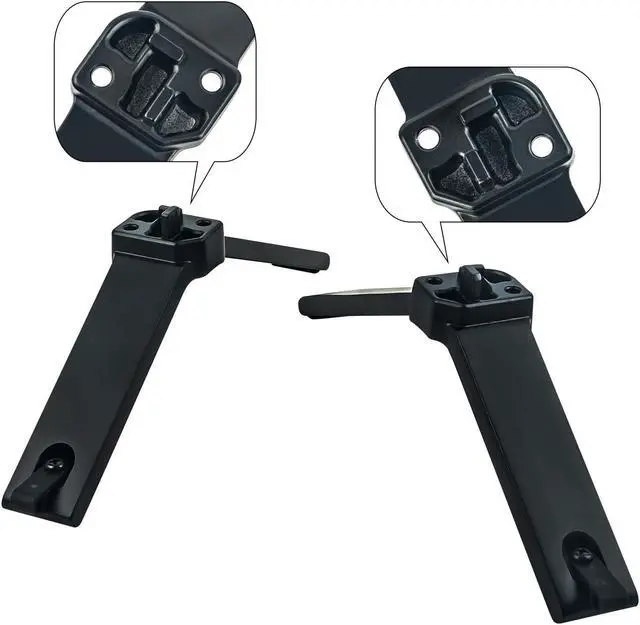 Alt view image 3 of 5 - AIDITIYMI 2087-L 2087-R TV Base Stand, TV Stand Legs Replacement compatible with Toshiba 50-inch 55-inch Class C350 Series LED 4K UHD Smart TV 50C350LU 55C350LU - TV Stand Base with Screws