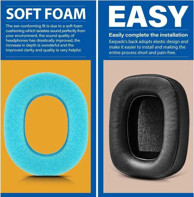Alt view image 3 of 5 - P7 Ear Pads - TRANSTEK Replacement Ear Cushion Compatible with Bowers & Wilkins P7 Headphone I Not Compatible with PX7 S2 and PX8 (Protein Leather)