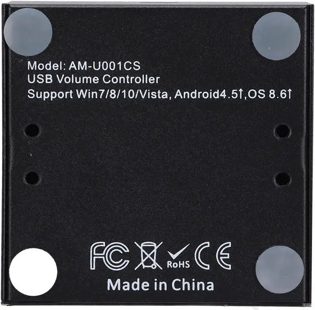Alt view image 5 of 5 - USB Volume Control, Knob One Key Mute Multimedia Volume Adjuster for PC Computer Speaker Audio, Plug and Play
