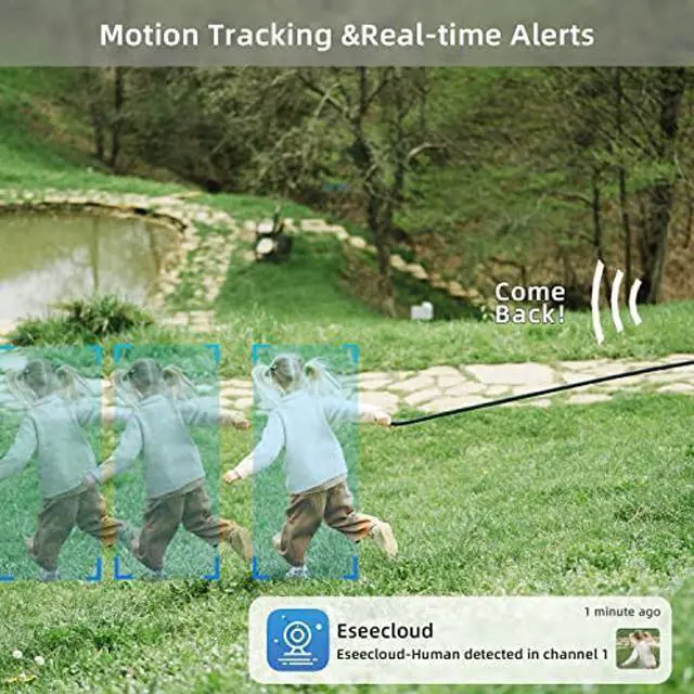 Alt view image 4 of 5 - Light Bulb Security Camera 2Pack 5G& 2.4GHz WiFi 2K Security Cameras Wireless Outdoor Motion Detection and Alarm,Two-Way Talk,Color Night Vision,Human Detection, Bulb Camera Compatible with Alexa