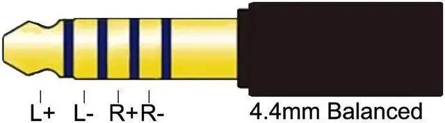Alt view image 2 of 5 - Youkamoo 4.4mm Balanced Replacement Upgrade Cable Compatible for Sennheiser HD650, HD600, HD580, HD660S, HD58X, HD6XX Headphones Upgrade Cable