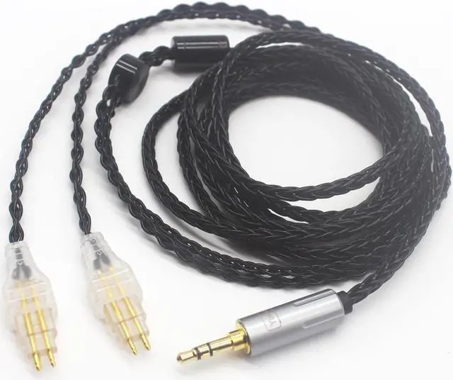 Alt view image 5 of 5 - Youkamoo 3.5mm Replacement Upgrade Cable Compatible for Sennheiser HD580 HD600 HD650 HD660S HD58X HD6XX Headphones Upgrade Cable (8.5 ft (2.60 m))