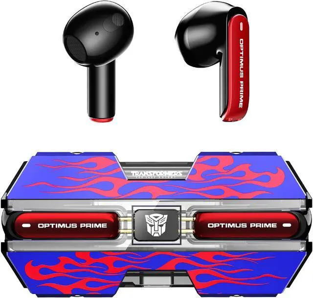 Main image of Transformers TF-T01 True Wireless Earbuds Wireless Bluetooth 5.4 Ear Buds Deep Bass Sound Earbud with Smart Noise Cancelling Mic IPX5 Waterproof in Ear Earphones for Android iOS Blue Optimus Prime