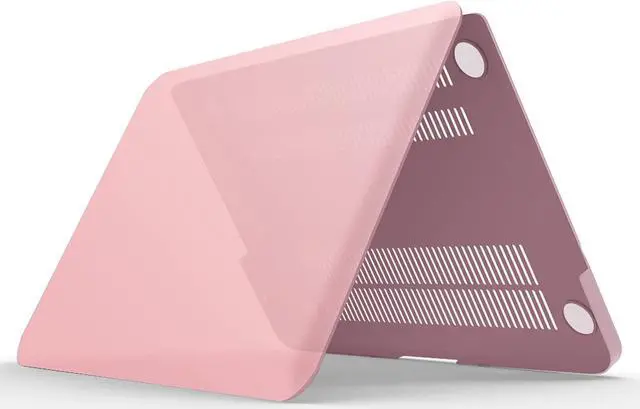 Alt view image 3 of 5 - IBENZER Compatible with Macbook Pro 13 Inch case A1278 2012-2008, Hard Shell Case with Bag & Keyboard & Screen Cover for Old Version Mac Pro 13 with CD-ROM, Rose Quartz, P13RQ+3SP