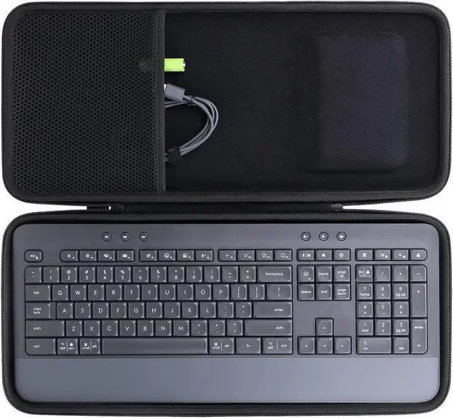 Main image of co2CREA Hard Case Replacement for Logitech Signature K650 Comfort Full-Size Wireless Keyboard (Graphite Case)