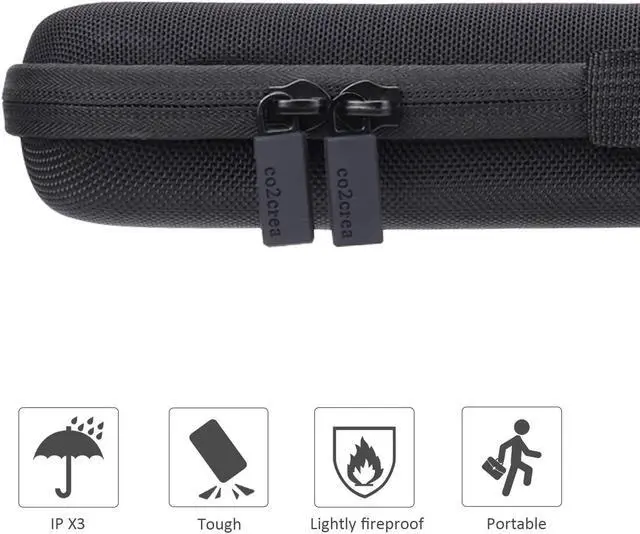 Alt view image 5 of 5 - co2CREA Hard Case Replacement for Logitech Signature K650 Comfort Full-Size Wireless Keyboard (Graphite Case)