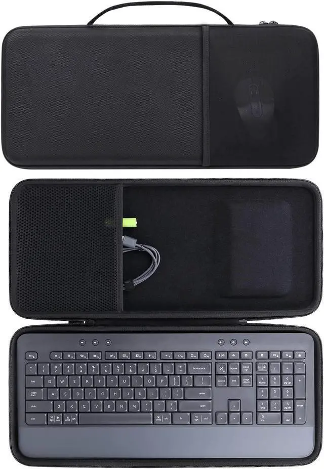 Alt view image 2 of 5 - co2CREA Hard Case Replacement for Logitech Signature K650 Comfort Full-Size Wireless Keyboard (Graphite Case)