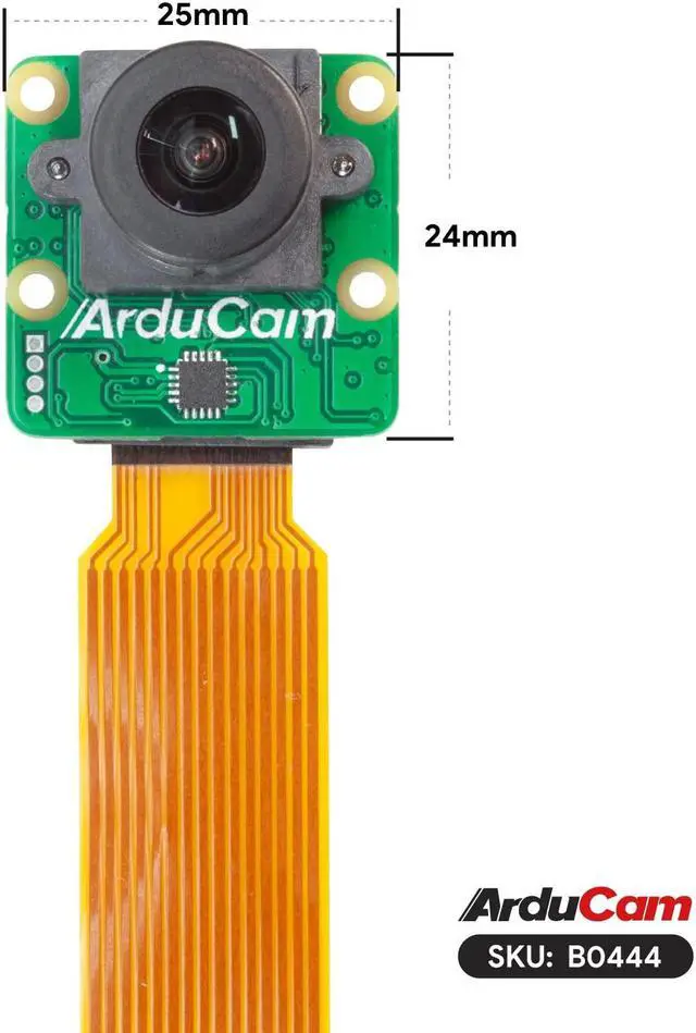 Alt view image 2 of 5 - Arducam for Raspberry Pi 5 Camera Module, IMX462 Color Ultra Low Light Camera, CMOS Camera with 141°(H) Wide-Angle M12 Lens, High NIR Sensitivity Camera for Raspberry Pi