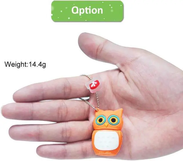 Alt view image 5 of 5 - BorlterClamp USB Flash Drive with Cute Colorful Owl Pattern 16GB Pack of 5 Pcs USB Drive Thumb Drive Gift for Students and Children