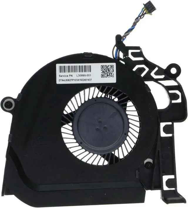 Alt view image 3 of 5 - Replacement CPU&GPU Cooling Fan for HP ZBook 15 G5 G6 L30894-001 L30895-001 L28713-001