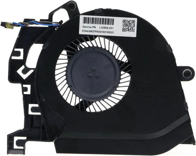 Alt view image 4 of 5 - Replacement CPU&GPU Cooling Fan for HP ZBook 15 G5 G6 L30894-001 L30895-001 L28713-001