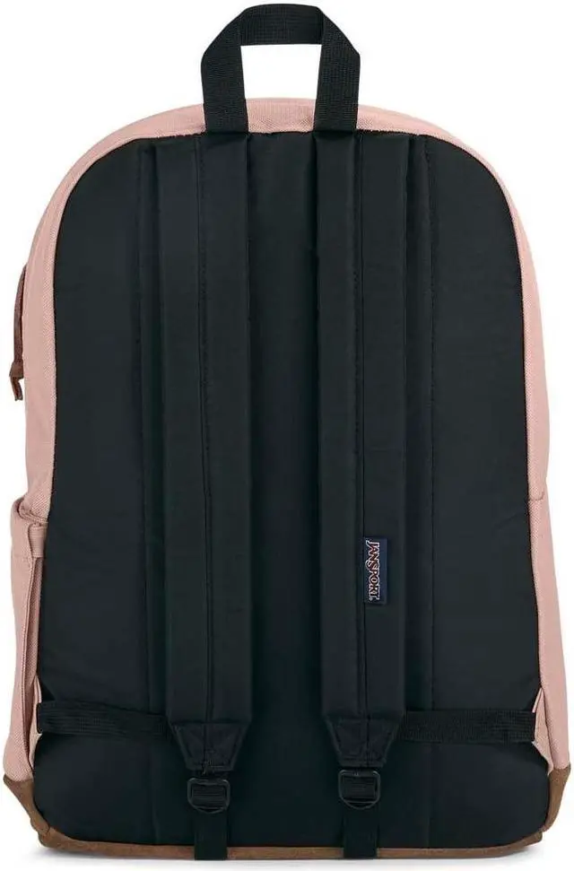 Alt view image 2 of 5 - JanSport Right Pack Backpack - Durable Daypack with Padded 15" Laptop Sleeve, Spacious Main Compartment & Integrated Water Bottle Pocket - Misty Rose