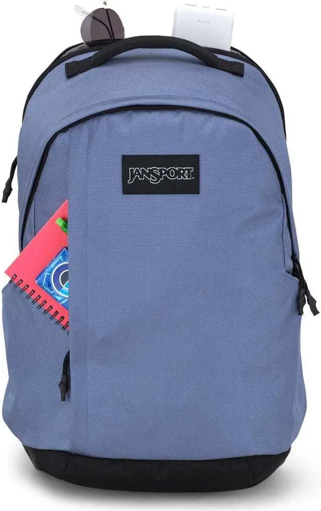 Alt view image 5 of 5 - JanSport Station Pack - Large Backpack with Side Access Padded Laptop Sleeve, Dual Water Bottle Pockets, and Organizer Loft Pocket, Elemental Blue