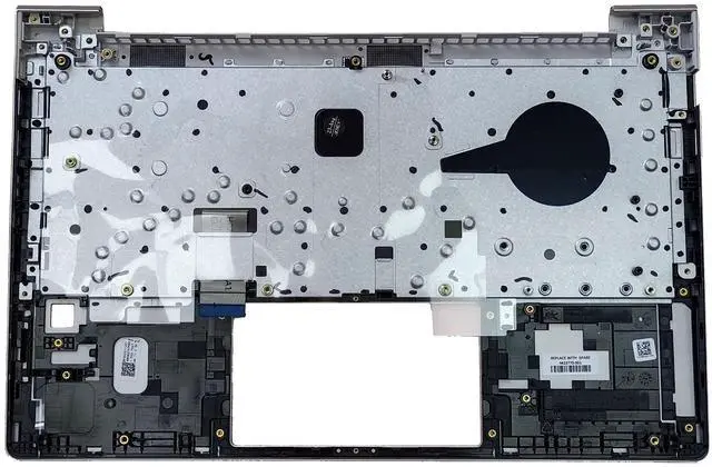 Alt view image 2 of 5 - LTPRPTS Replacement Laptop Upper Case Palmrest Non-Backlit Keyboard Assembly Part for HP Probook 440 G8 445 G8 M23770-001 Silver