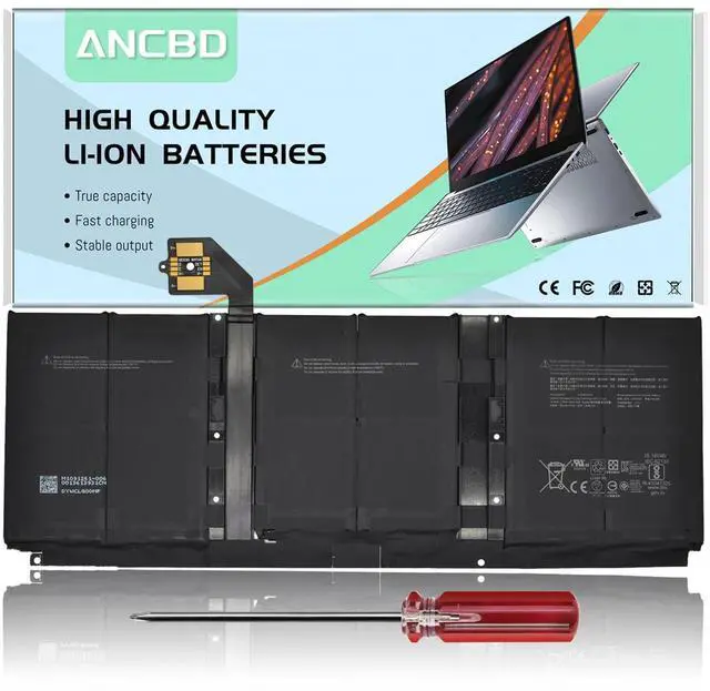 Main image of ANCBD G3HTA052H DYNT02 Tablet Battery Replacement for Microsoft Surface Laptop 3 Gen 13.5" Keyboard Base 1867 1868 15 Core i5-1035G7 G3HTA053H G3HTA057H G3HTA058H (with Tools) 45.8Wh/6041mAh
