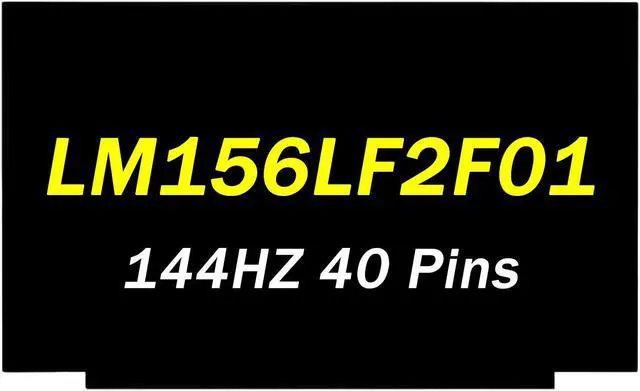 Main image of PEHDPVS LM156LF2F01 Replacement for HP Victus 15-fb 15-FB1013DX 15-fa0010nr 15-fb0020nr 15-fb0121nr 15-fb0028nr 845A2UA 40Pins 144HZ 1920x1080 15.6" LCD Non-Touch Screen Laptop Panel