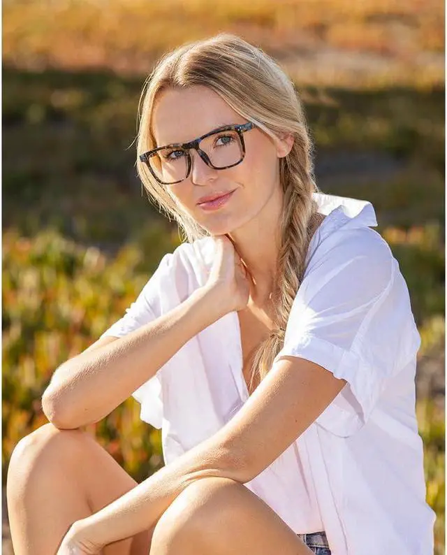 Alt view image 2 of 5 - Blue Planet Blue Light Glasses for Men and Women - Julien Matte Black Bluelight Blockers Glasses for Men and Women, Square Frame Computer Gaming Glasses for Anti Glare, 2.50