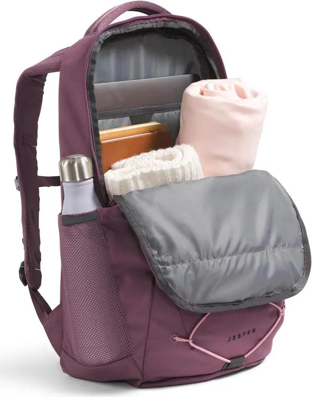 Alt view image 5 of 5 - THE NORTH FACE Women's Jester Everyday Laptop Backpack, Midnight Mauve/Mauve, One Size
