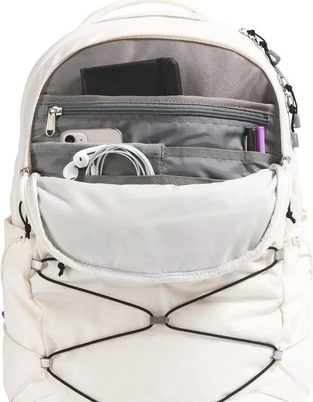 Alt view image 4 of 5 - THE NORTH FACE Women's Borealis Commuter Laptop Backpack, Gardenia White/TNF Black-NPF, One Size