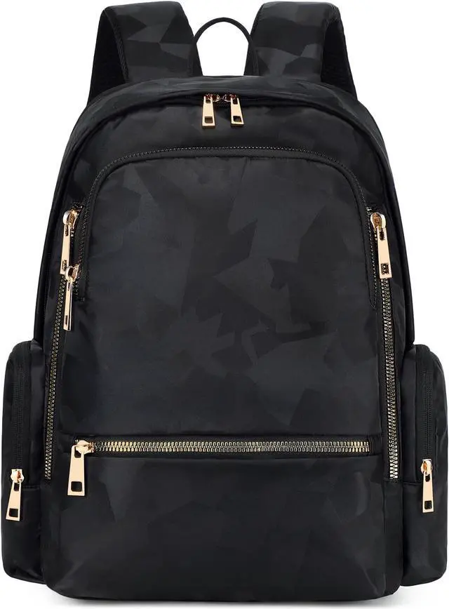 Main image of AO ALI VICTORY Backpack for Women Men Travel Laptop 15.6 Inch Computer Backpacks Anti Theft Carry on Bag College Bookbag Large Back Pack for Work Business Traveling Commuter Casual Daypack,Black