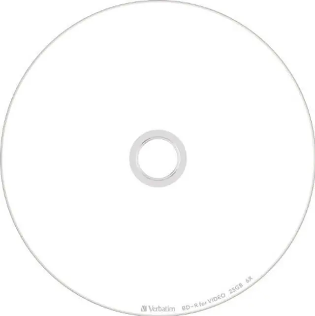 Alt view image 2 of 5 - Verbatim Japan VBE130NP20SV1 Repeated Recording Blu-ray Disc BD-RE, 25 GB, 20 Sheets, White Printerable, Single Side, 1 Layer, 1-2 Time,