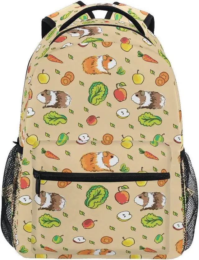 Main image of Fisyme Fruit Guinea Pigs Backpack Laptop Bag Daypack Travel Hiking School Backpacks for Men Women Kids Girls Boys