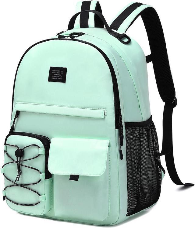 Main image of Lohol Casual Backpack for Teen Boys Girls, Stylish Daypack with Anti Theft Pocket for School, Work, or Travel (Light Green)