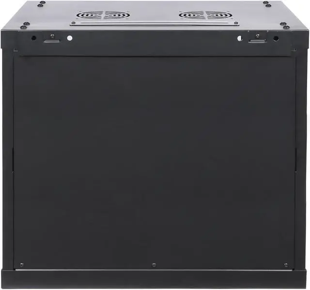 Alt view image 4 of 5 - NETECABLE 12U Wall Mount Server Cabinet Network Rack Vented Enclosure Locking Door
