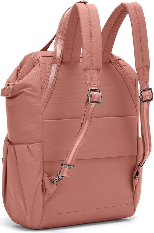 Alt view image 4 of 5 - Pacsafe Women's Citysafe CX 17L Anti Theft Backpack-Fits 16 inch Laptop, ECONYL Rose, One Size