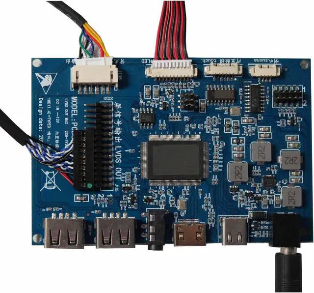 Alt view image 4 of 5 - VSDISPLAY 12.1'' 1024x768 LCD Touch Screen 4:3 Monitor for Industrial/Gaming Secondary Display with USB/Type-C Video Input