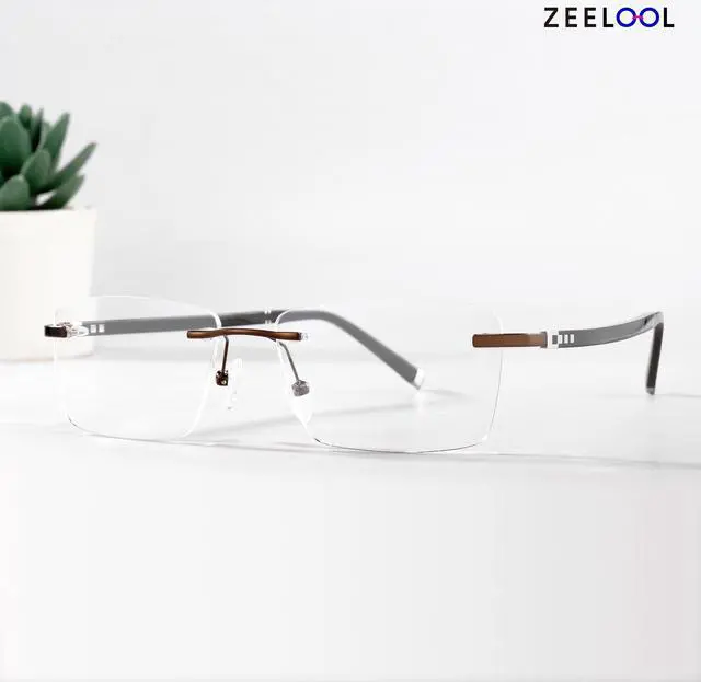 Alt view image 3 of 5 - Zeelool Rectangular Frame Blue Light Blocking Glasses for Women Men ZJGM819097