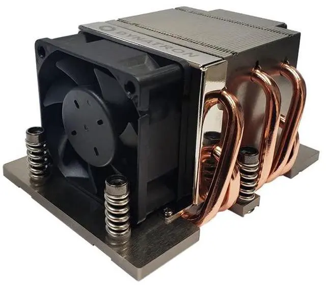 Main image of Dynatron 271978 Fan J10 2u Active Heatsink With Heat Pipes Embedded Brown Box