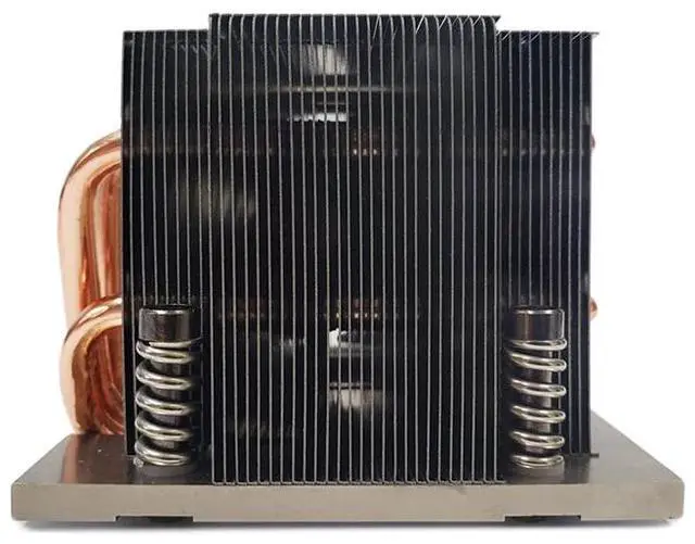 Alt view image 3 of 4 - Dynatron 271978 Fan J10 2u Active Heatsink With Heat Pipes Embedded Brown Box