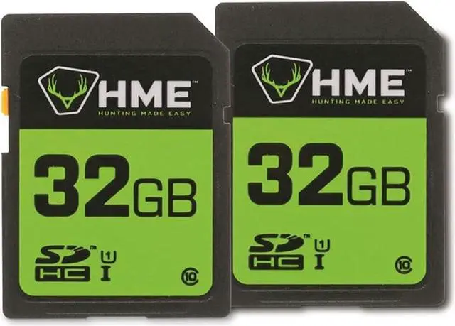 Main image of HME SD Cards - Compact Durable Reliable High-Speed Memory Cards Compatible with SDHC Slot Devices, 32GB - 2 Pack