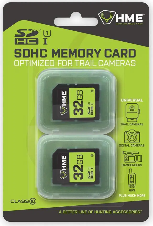 Alt view image 2 of 2 - HME SD Cards - Compact Durable Reliable High-Speed Memory Cards Compatible with SDHC Slot Devices, 32GB - 2 Pack