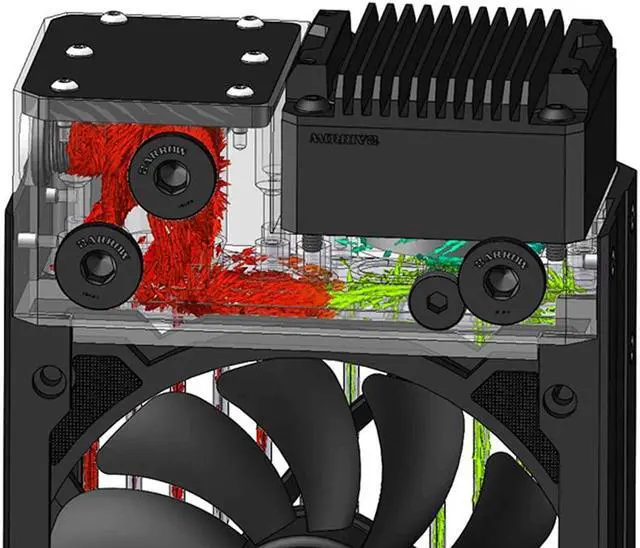 Alt view image 3 of 5 - Barrow 360 240 Pc Water koeling Kit 17W Pump Radiator 120MM Fan Case Integratie Set (240MM Black)