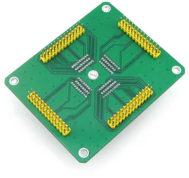 Alt view image 3 of 5 - Waveshare GP-QFP100-0.5 QFP100 TQFP100 LQFP100 IC51-1004-809 IC Test Socket Programming Adapter 0.5mm Pitch