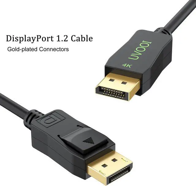 Alt view image 5 of 5 - UVOOI 4K DisplayPort Cable 3FT 10-Pack, Display Port to Display Port Cable for Monitor DP to DP Cable Male to Male Adapter 4K@60Hz, 2K@144Hz, 1080P
