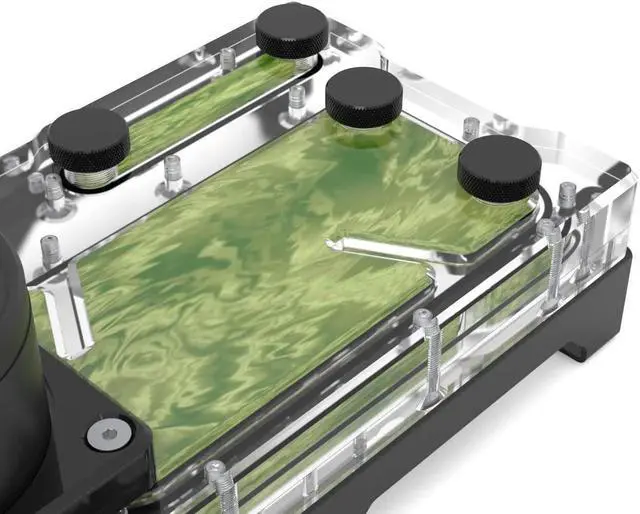Alt view image 3 of 3 - PrimoChill Vue Pre-Mix (32oz) -Computer WaterCooling Fluid - UV NV Green