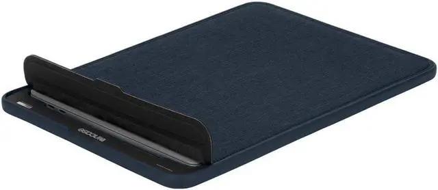 Alt view image 5 of 5 - Incase ICON Sleeve with Woolenex 13" MacBook Air and 13" MacBook Pro M1-M3 2020-2024 (Heather Navy)