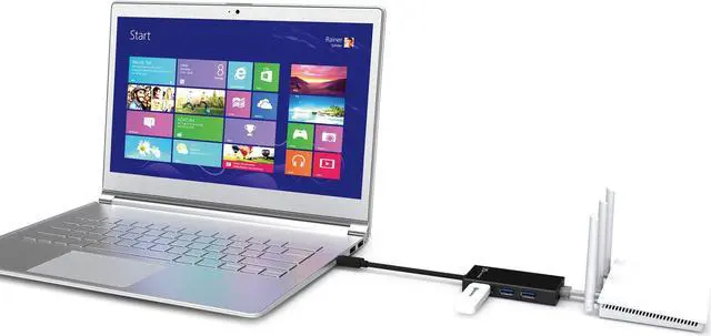 Alt view image 3 of 5 - j5create USB 3.0 Multi-Adapter Hub- 3X USB 3.0 SuperSpeed Ports, Gigabit RJ45 Ethernet, Compatible with Windows and MacOS