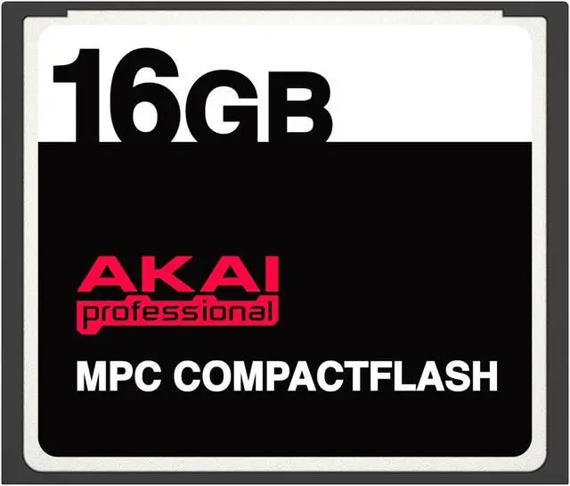Alt view image 2 of 4 - AKAI 16GB CompactFlash CF Memory Card for MPC 500, MPC 1000, and More, Compact Flash Card for Keyboards and Recording Devices - 16 GB